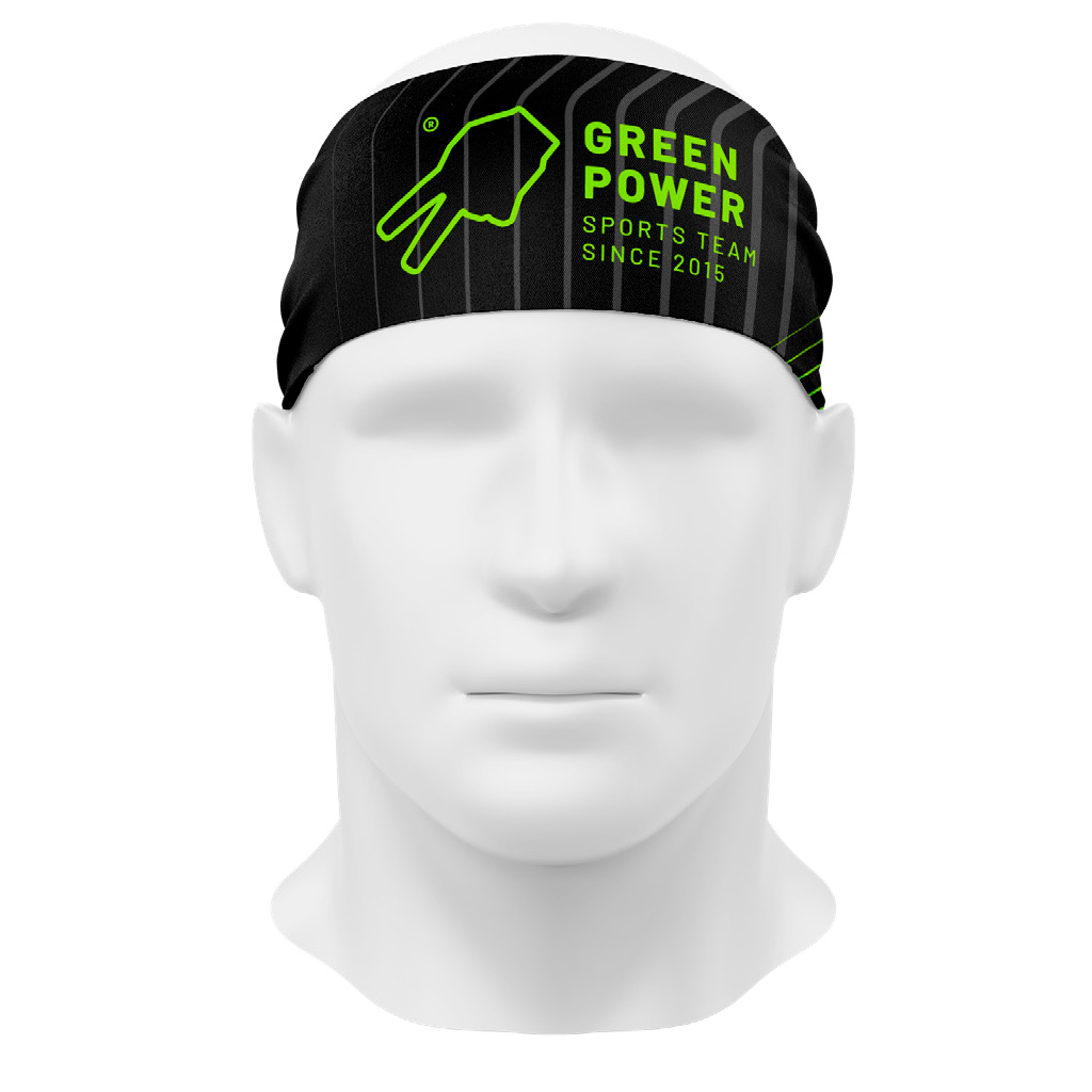 Bandana Running Green Power ELECTRIC