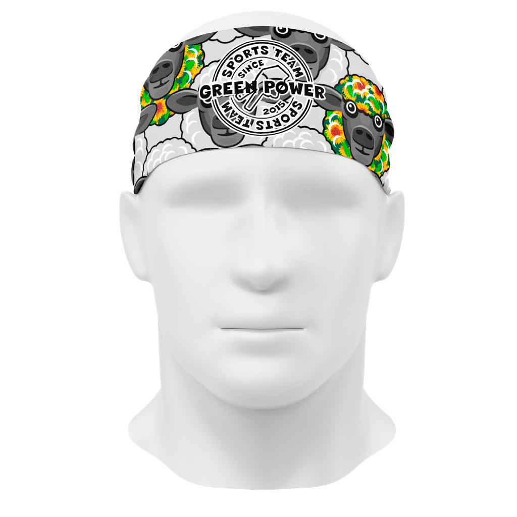 Bandana Running Green Power OVEJAS
