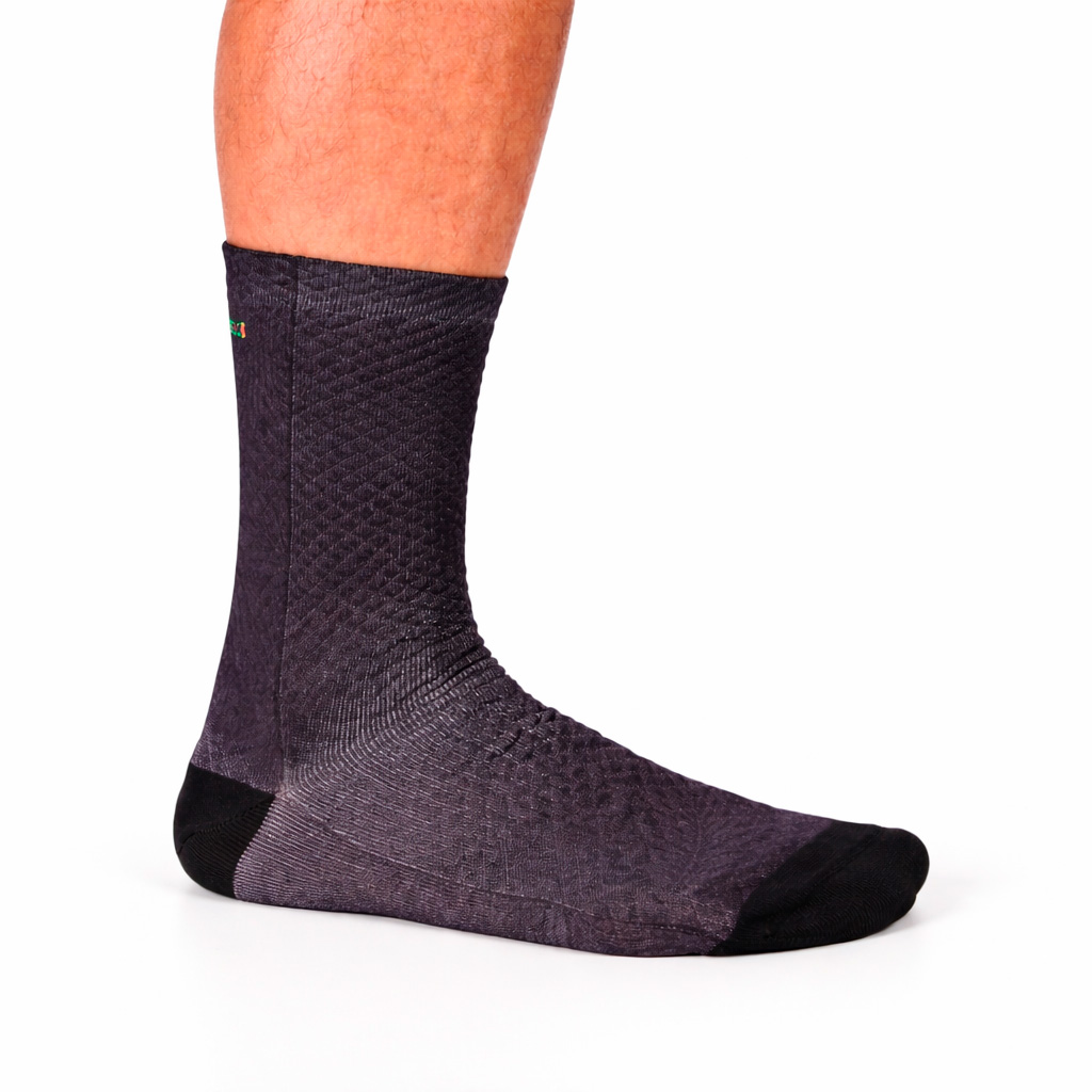 BLACK RUN calcetines técnicos running Green Power