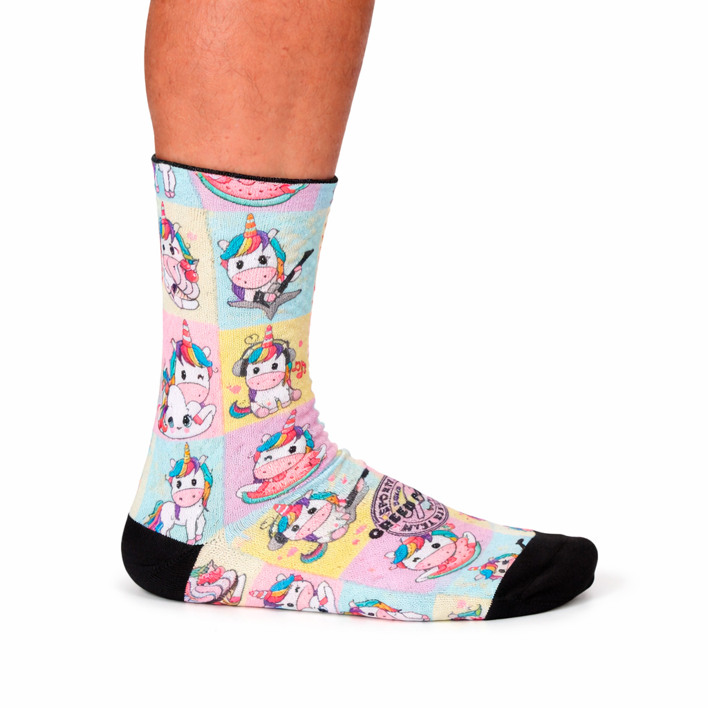 UNICORNIOS calcetines técnicos running Green Power